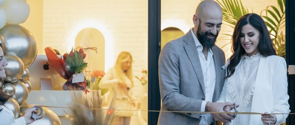 Inaugurazione del Brow&Co Brow & Lash Bar a Roma, spazio elegante dedicato a sopracciglia e ciglia.