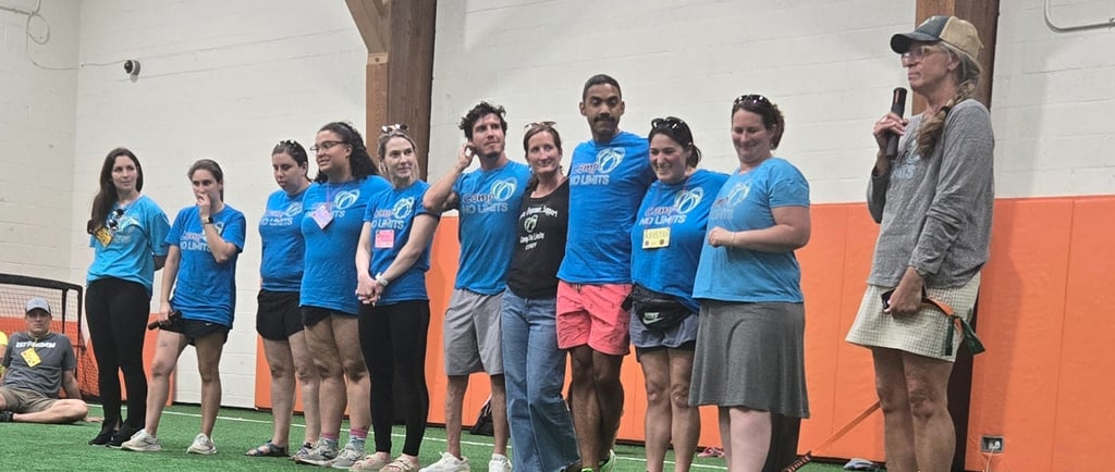 Image of Camp No Limits Staff during Announcements