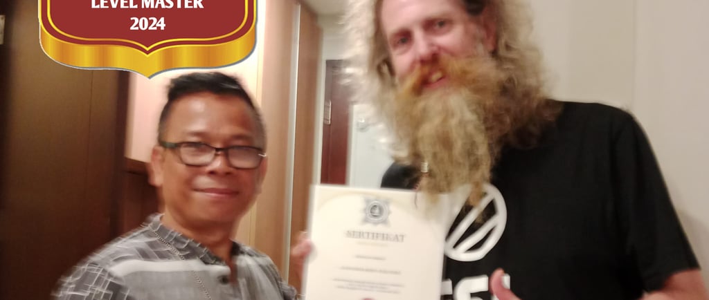 KJM with his master KiBayuSejati