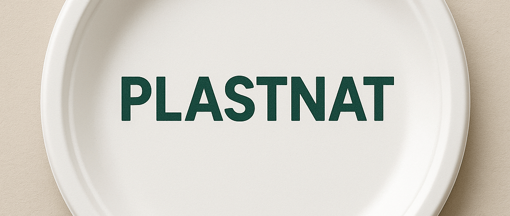 Assiette en plastique réutilisable, Plastnat, asso recyclage