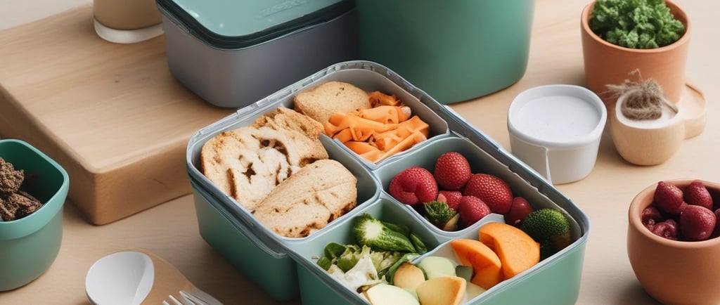 réduction déchets en entreprise, lunch box réutilisable 