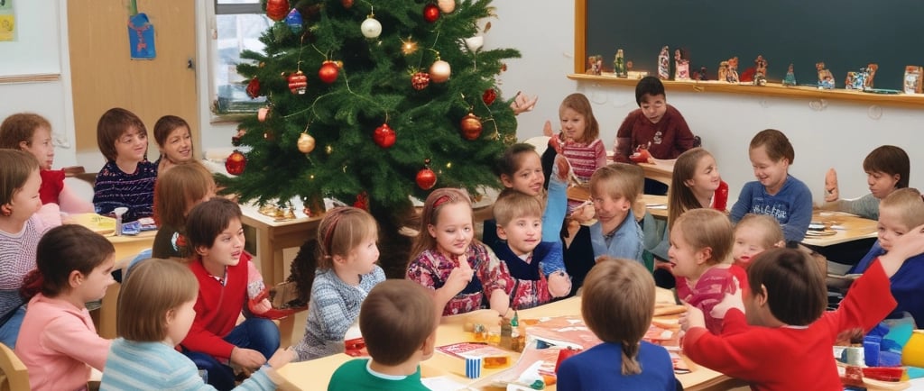 Activité Noël école primaire