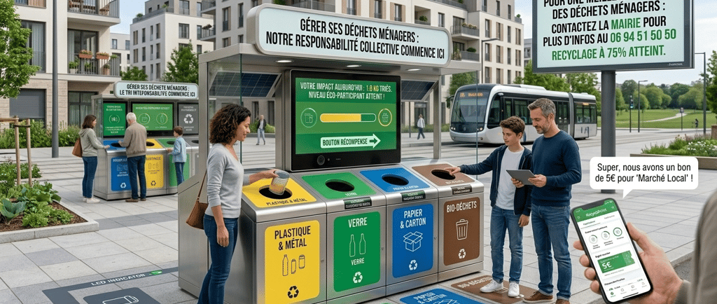 recyclage des déchets ménagers