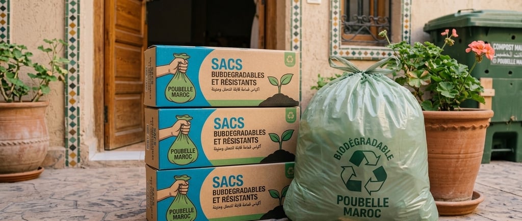 sacs poubelle biodégradables