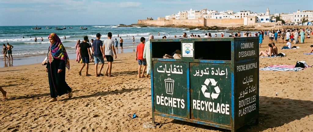 poubelle publique Maroc