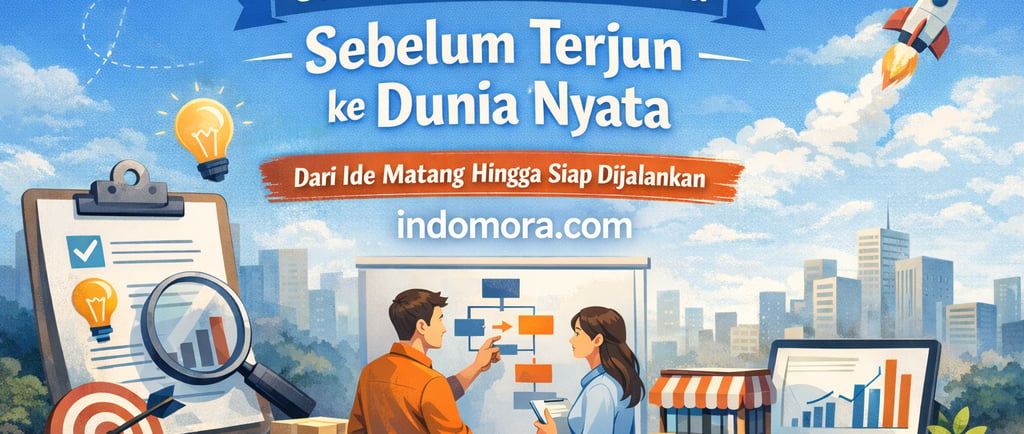 Ilustrasi perencanaan usaha bersama Indomora.com