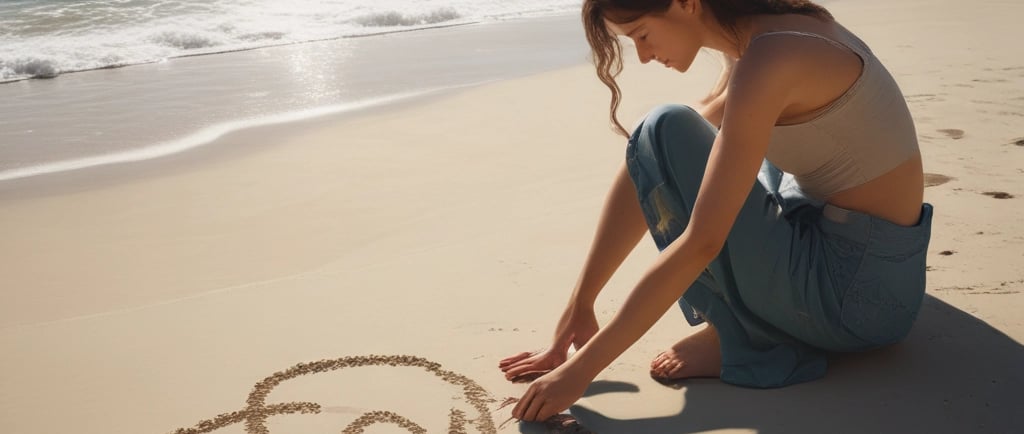 a sign that says i love self on it