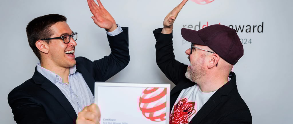 Celebrations after BASF Coatings’ ZENOMENON wins the Red Dot Award