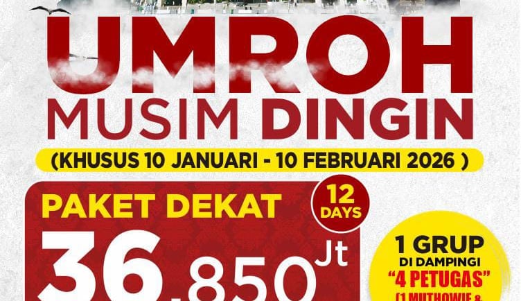 Umroh musim dingin 2026 Pekanbaru