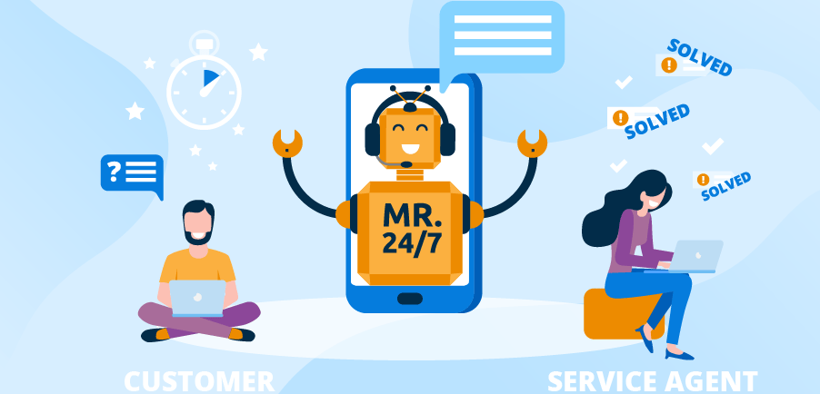 Chatbot inteligente atendiendo clientes en línea con inteligencia artificial en 2025 y 2026