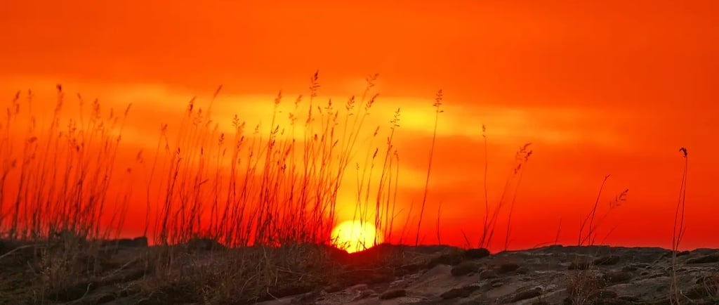 Peaceful sunrise places