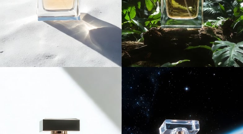 Ejemplos de versatilidad de producto 3D en diferentes entornos digitales - Catapulta Producciones.