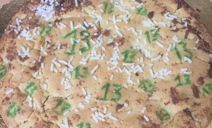 crostata con crema di latte e nutella