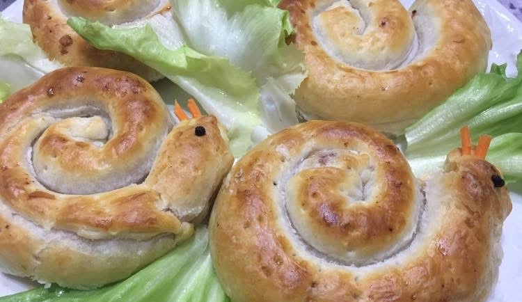 lumache di pasta sfoglia