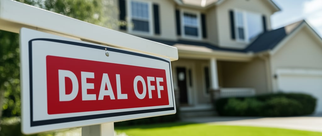 Deal Off sign in front of a Catonsville House