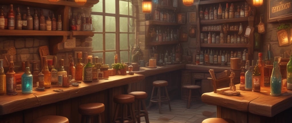 Desk with computer, neon sign, and gaming accessories.