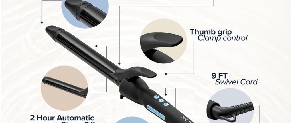 a hair straightener with a text that says, this is a picture of a