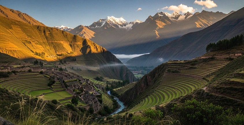 Sacred Valley itinerary view before Machu Picchu.