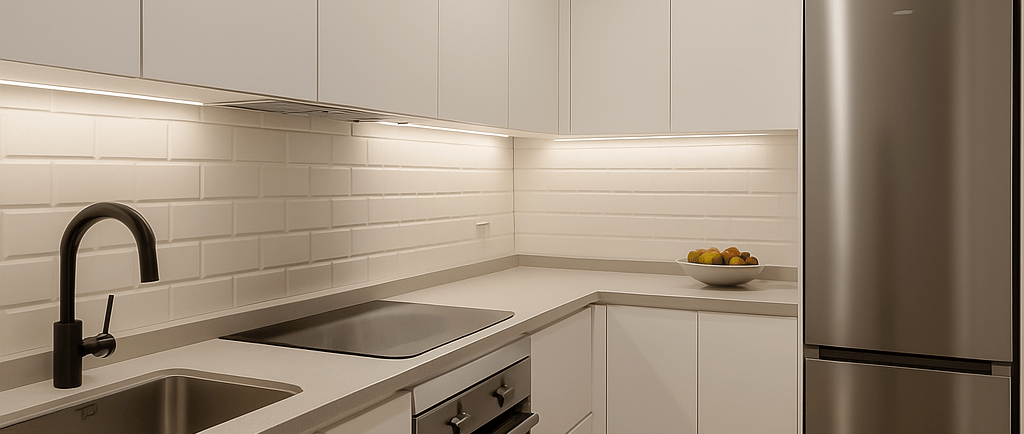 Reforma de cocina pequeña en piso de Barcelona
