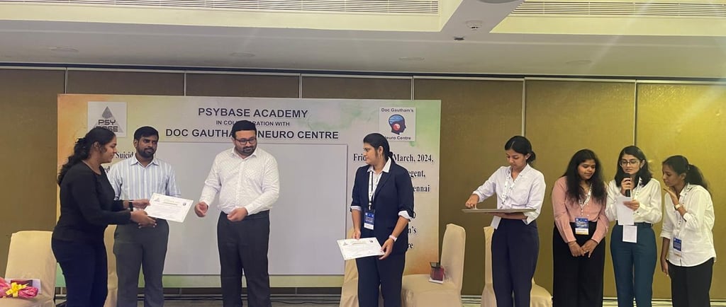 Psychology student engaging in CPD UK certified training at a leading psychology institute in Chennai