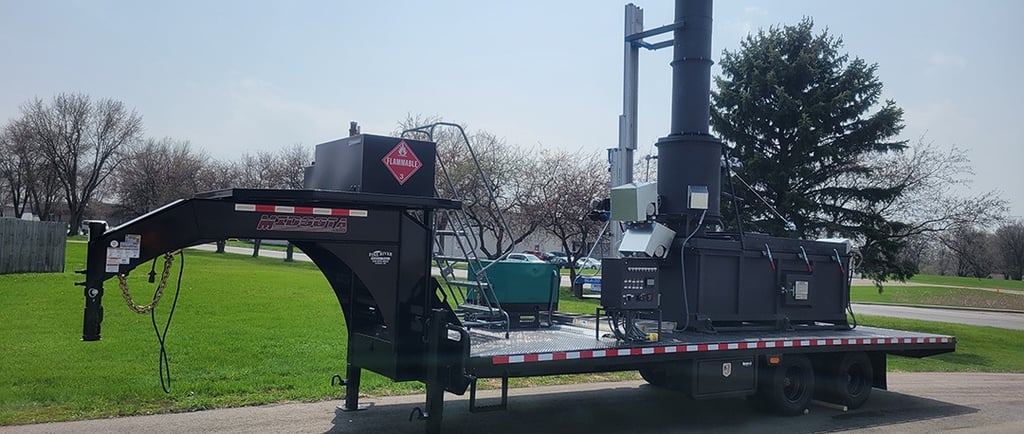 LSC Destruction mobile contraband narcotics/drugs incinerator