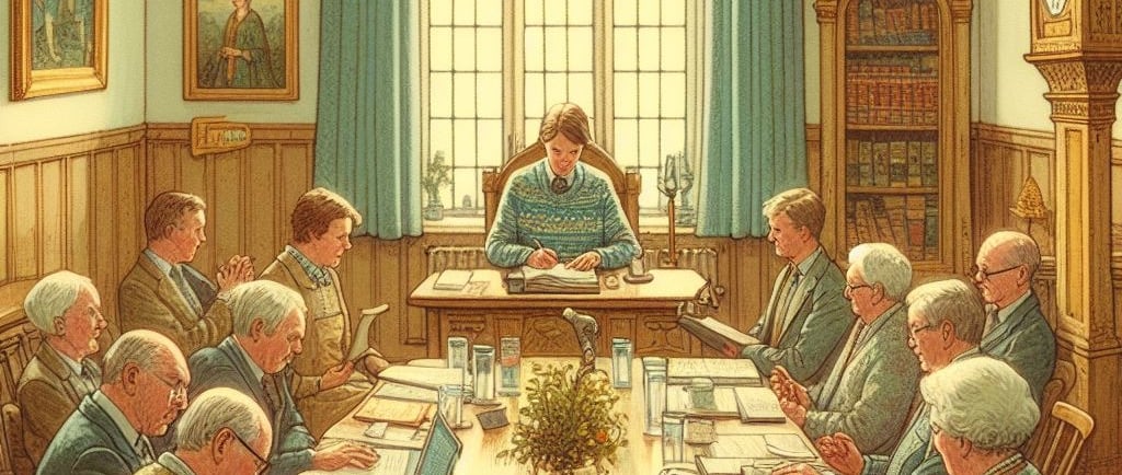 A parish council at work