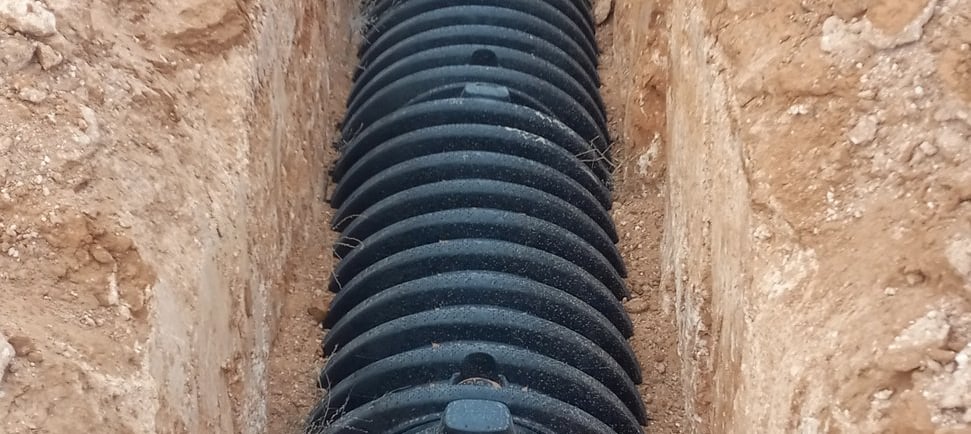 Chambers installed in Ropesville, Texas by Red Dirt Ditching and Septic LLC.  Call 806-782-5800