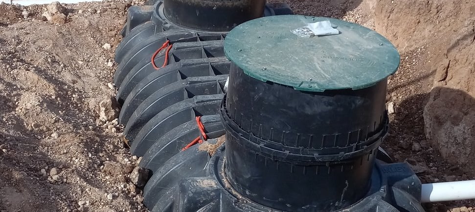 risers-for-infiltrater septic-tank