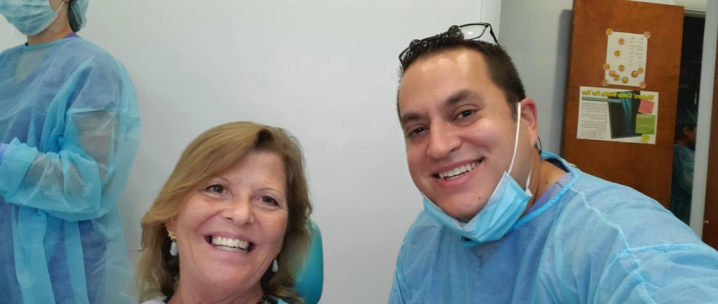 a man and woman in scrubs and surgical equipment