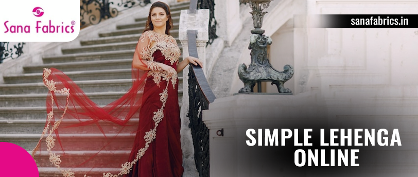 simple lehenga online