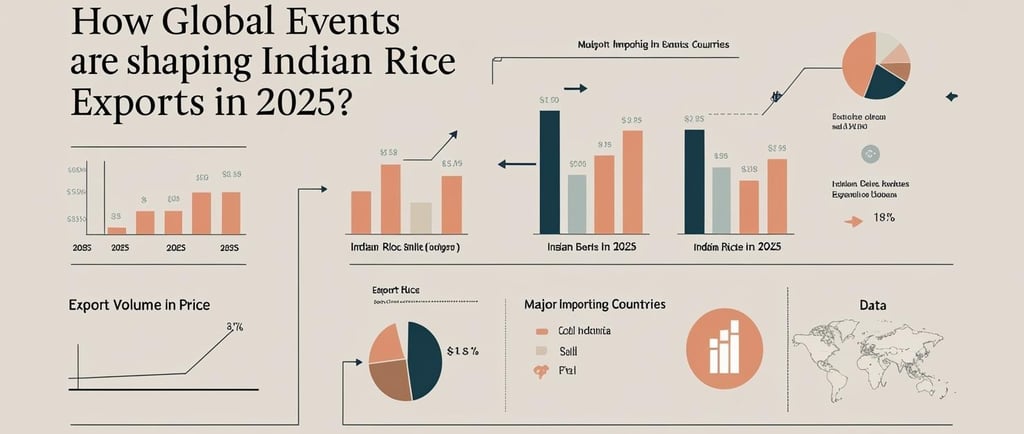 Indian rice export trends 2025 