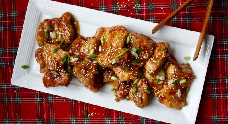 sweet and saucy chicken thighs