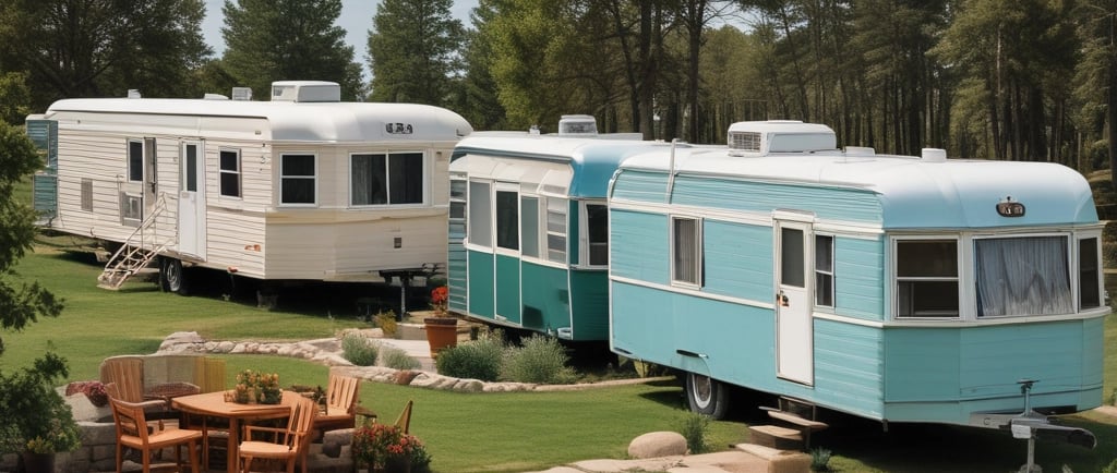 a wooden table with a few antique objects on it