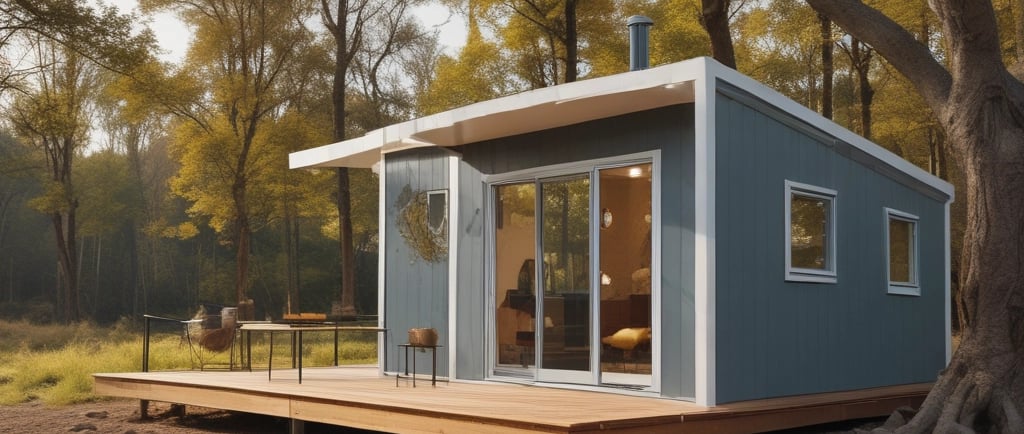 a small model of a house with a roof