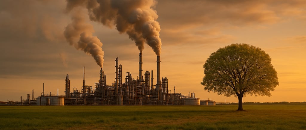 refinería-cambio climático-sostenibilidad