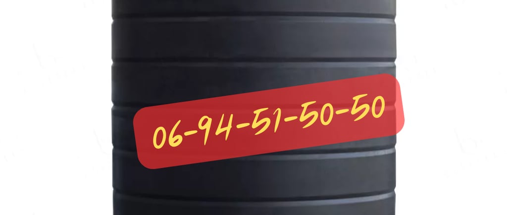 Utlisation citerne plastique 