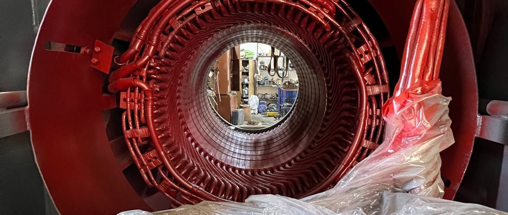 Overhauling of 11KV 400KW Siemens Motor
