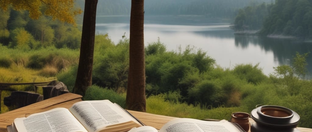 a book sitting on top of a wooden bench