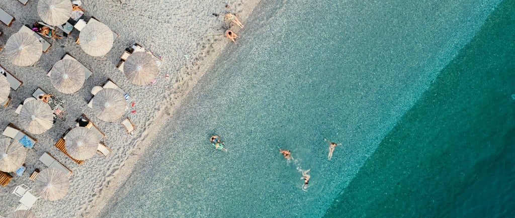 Skopelos beach blue