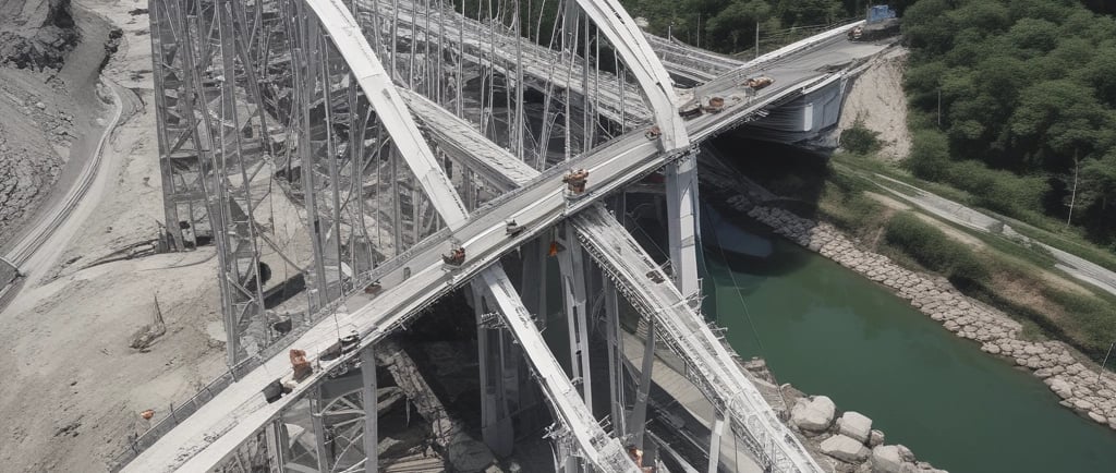 a bridge under construction