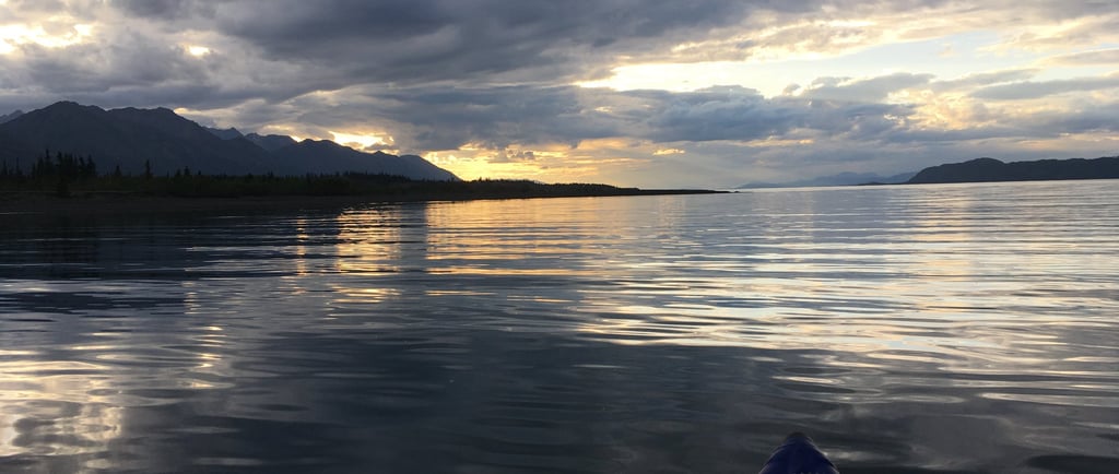 The other photo is from Shannon's kayak on her favourite lake.