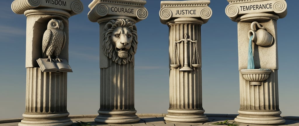The 4 Pillars of Stoicism