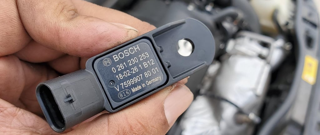 sensore map smontato