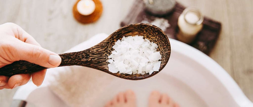 escalda pés caseiro