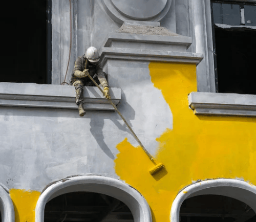 Comparison of premium versus standard paint quality showing durability and finish differences