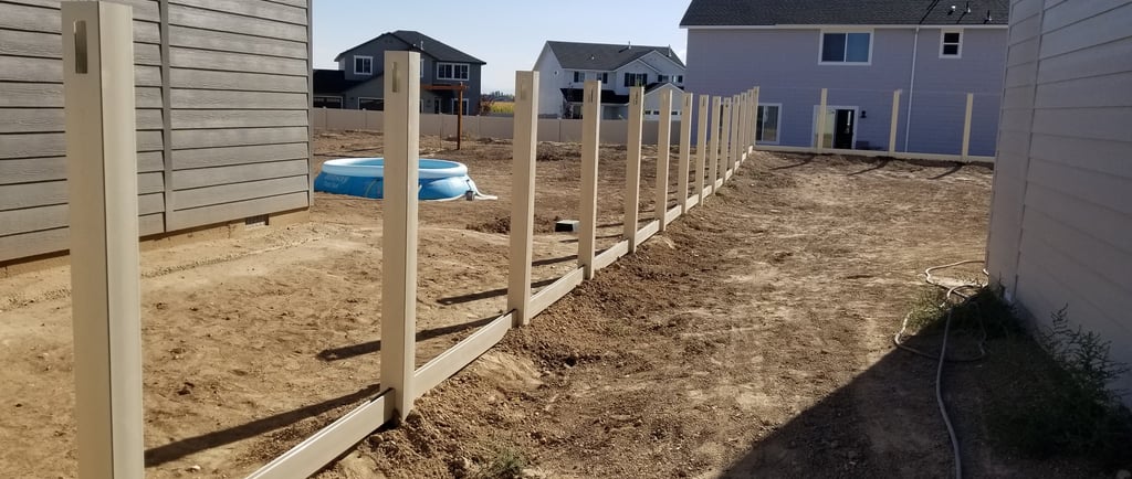 vinyl first fence of idaho