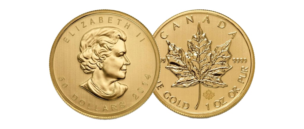 canadian maple leaf gold coin