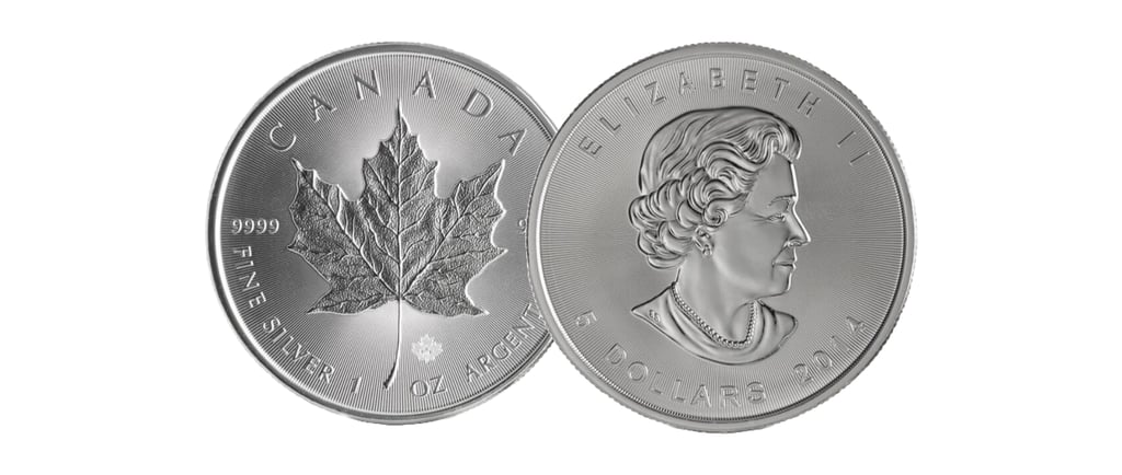 canadian silver maple leaf coin