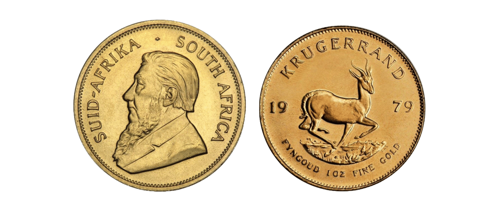 south african krugerrand gold coin