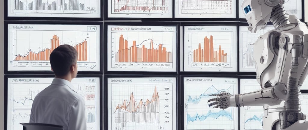 the word ai spelled in white letters on a black surface